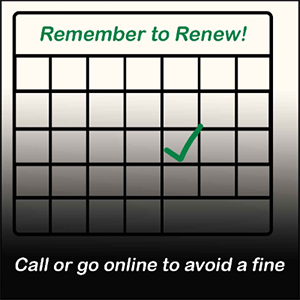 Remember to Renew